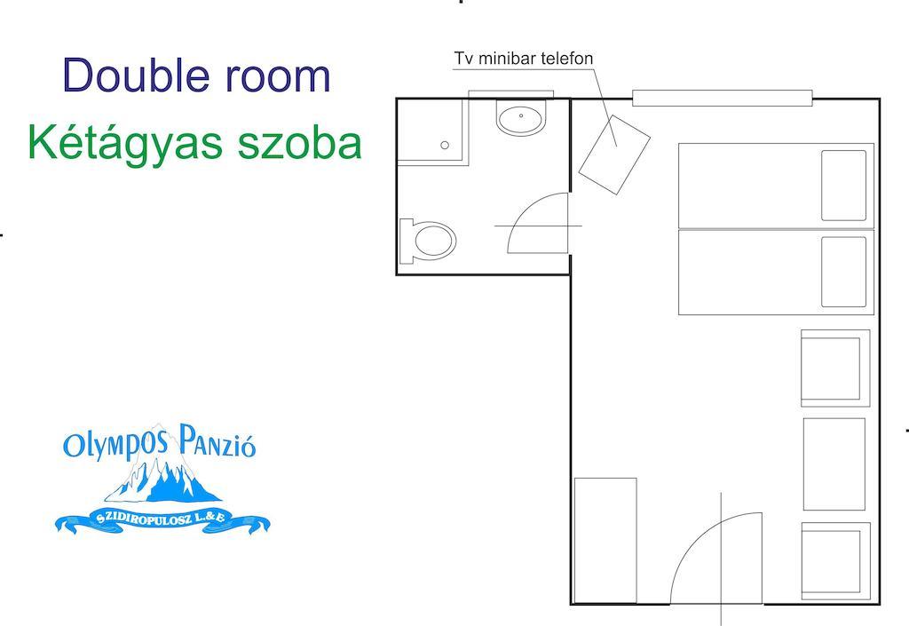 Olympos Panzio Hotel Budaörs Værelse billede